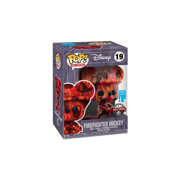 Funko POP! Artist Series: Mickey- Firefighter Mickey (Exclusive)-FK55076