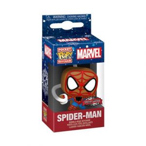 Funko POP! Keychain: Marvel Holiday- Spider-Man (Exclusive)-FK57970