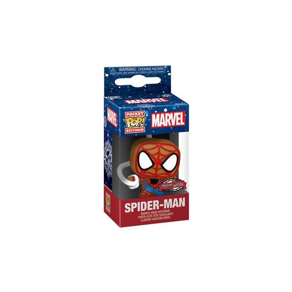 Funko POP! Keychain: Marvel Holiday- Spider-Man (Exclusive)-FK57970
