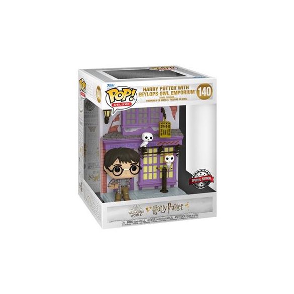 Funko POP! Deluxe: HP Diagon Alley- Eeylops Owl Emporium w/Harry (Exclusive)-FK58135