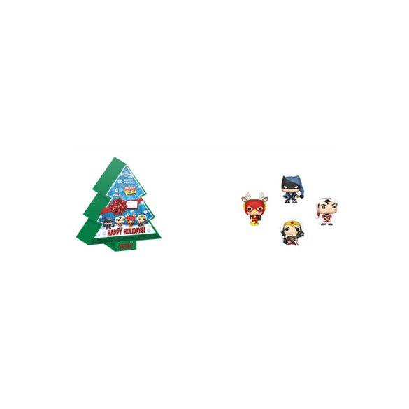 Funko POP! Pocket POP! DC Holiday - Tree Holiday Box 4PC-FK65542