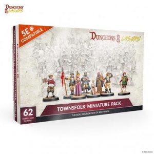 Dungeons & Lasers - Townsfolk Miniature Pack - EN-DNL0036