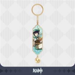 Genshin Impact - Character Drawing Card Metal Keychain: Venti-SAK31868