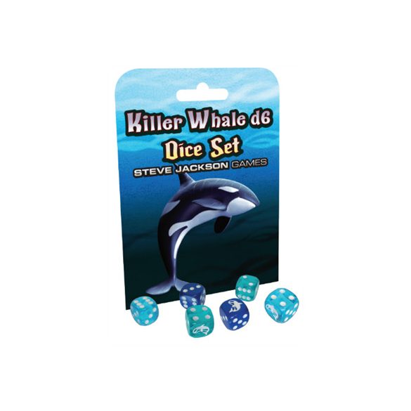 Killer Whale d6 Dice Set-SJG5900-10