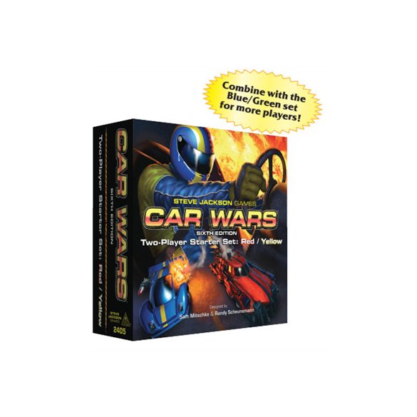 Car Wars 6th Edition Two-Player Starter Set Red/Yellow - EN-SJG2405