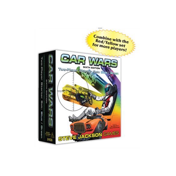 Car Wars 6th Edition Two-Player Starter Set Blue/Green - EN-SJG2406