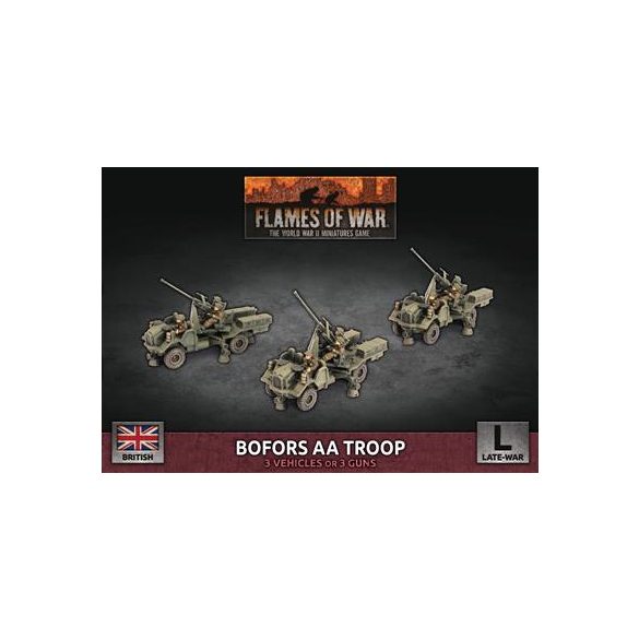 Flames Of War - Bofors SP AA Troop (3x) - EN-BBX74