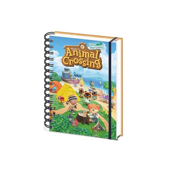 Pyramid A5 Lenticular Notebook - Animal Crossing (New Horizons)-SR73385