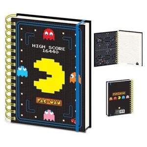 Pyramid A5 Wiro Notebook - Pac-Man (High Score)-SR73511