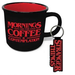 Pyramid Gift Set (Campfire Mug and Keychain) - Stranger Things (Coffee And Contemplation)-GP85919
