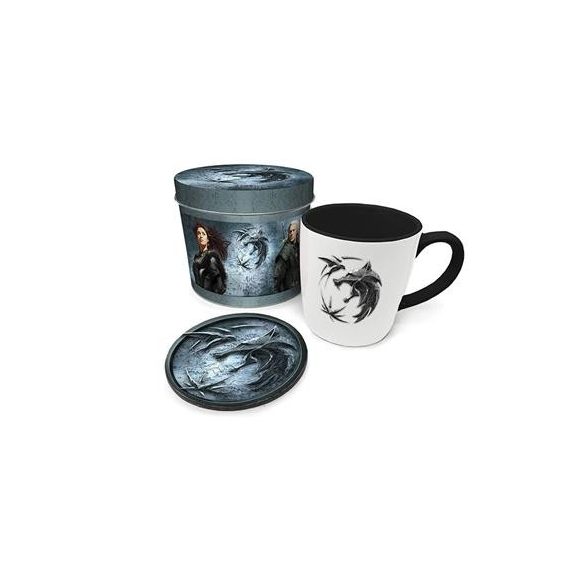 Pyramid Gift Set (Mug & Coaster in Gift Tin) - The Witcher (Taste Of Steel)-GP85773