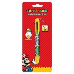 Pyramid Multi Colour Pen - Super Mario (Colour Block)-SR73429