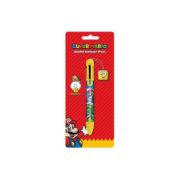 Pyramid Multi Colour Pen - Super Mario (Colour Block)-SR73429