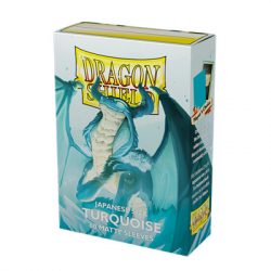 Dragon Shield Japanese size Matte Sleeves Turquoise 'Yadolom' (60 Sleeves)-AT-11155