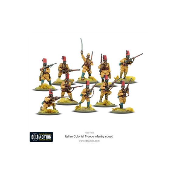 Bolt Action - Italian Colonial Troops Infantry Squad - EN-402215803