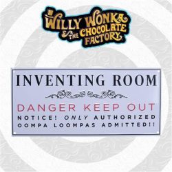 Willy Wonka metal Sign-THG-WON08