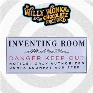 Willy Wonka metal Sign-THG-WON08