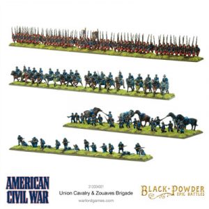 Black Powder Epic Battles - American Civil War Union Cavalry & Zouaves Brigade - EN-312004001