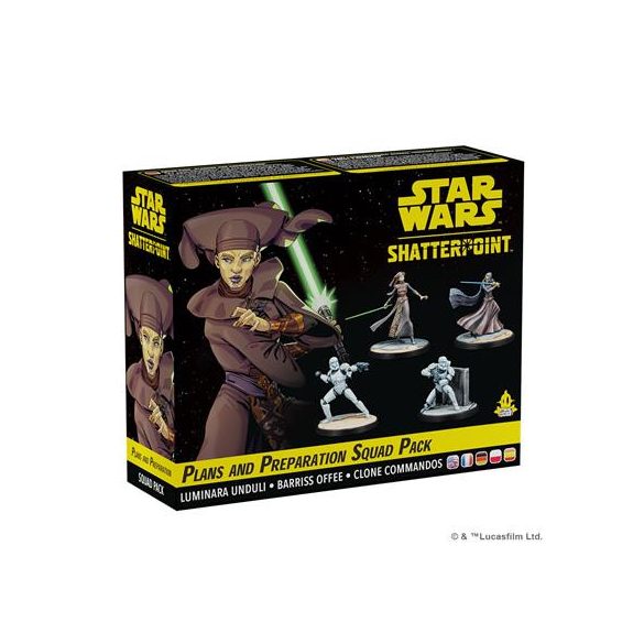 Star Wars: Shatterpoint - Plans and Preparation General Luminara Unduli Squad Pack - EN/FR/DE/PL/ES-SWP04