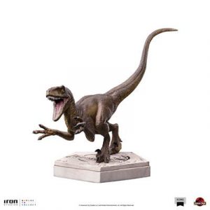 Jurassic World Icons - Velociraptor A Statue-UNIVJP75022-IC