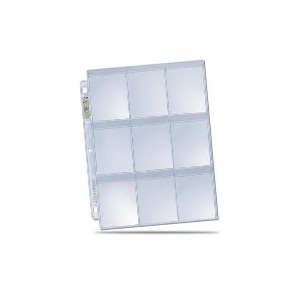 UP - Secure Platinum - 9-Pocket Pages (3 Hole) Display (100 Pages)-84732