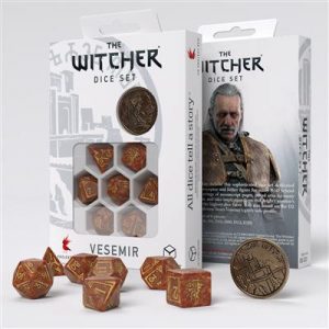 The Witcher Dice Set Vesemir - The Wise Witcher-SWVE03