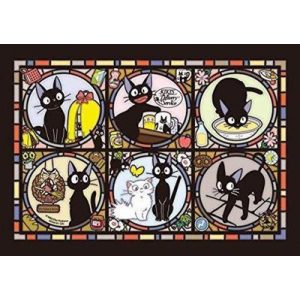 Stained glass Jigsaw Puzzle 208P Jiji's everyday Kiki's Delivery Service-ENSKY-18394