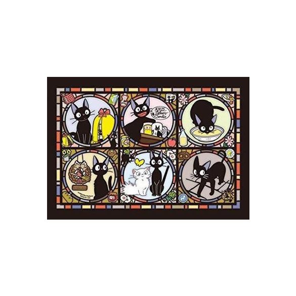 Stained glass Jigsaw Puzzle 208P Jiji's everyday Kiki's Delivery Service-ENSKY-18394