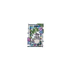 Stained glass Jigsaw Puzzle 126P Totoro Umbrella - My Neighbor Totoro-ENSKY-19478