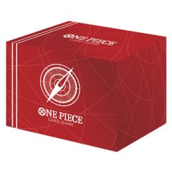 One Piece Card Game - Clear Card Case - Standard Red-2667949