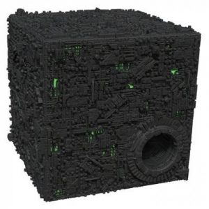 Star Trek: Attack Wing - Borg Cube with Sphere Port Premium Figure - EN-WZK72006