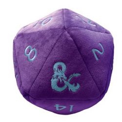 UP - Phandelver Campaign Jumbo D20 Plush "Royal Purple and Sky Blue" for Dungeons & Dragons-19861