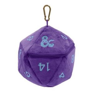 UP - Phandelver Campaign D20 Plush Dice Bag "Royal Purple and Sky Blue" for Dungeons & Dragons-19862