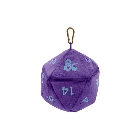 UP - Phandelver Campaign D20 Plush Dice Bag "Royal Purple and Sky Blue" for Dungeons & Dragons-19862