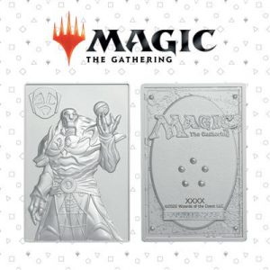 Magic the Gathering Limited Edition .999 Silver Plated Karn Metal Collectible-HAS-MAG40