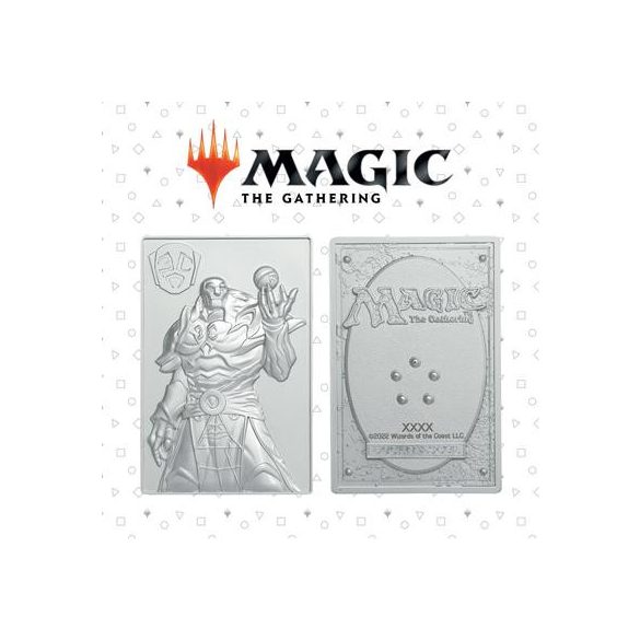 Magic the Gathering Limited Edition .999 Silver Plated Karn Metal Collectible-HAS-MAG40