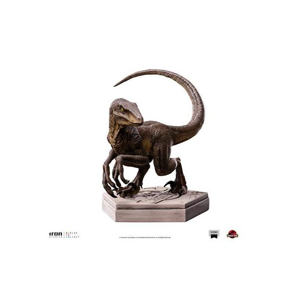 Jurassic Park Icons - Velociraptor C Statue-UNIVJP75222-IC