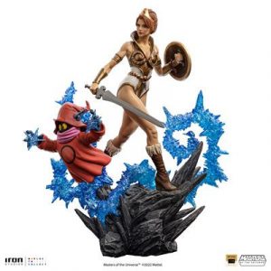 Masters of the Universe - Teela & Orko - Deluxe Art Scale 1/10 Statue-HEMAN76722-10