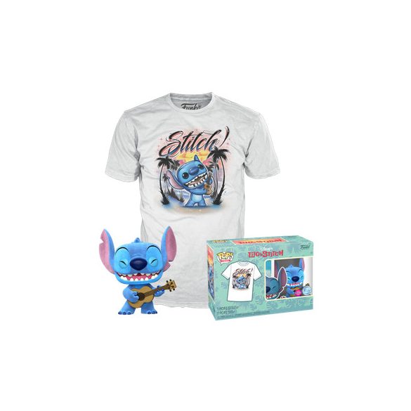 Funko POP! POP & Tee: L&S - Ukelele Stitch (FL)-FK73159