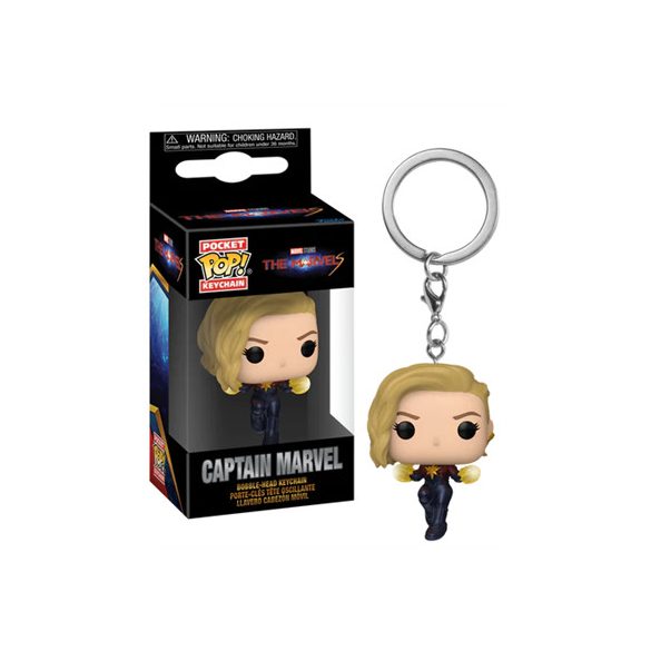 Funko POP! Keychain: The Marvels - Captain Marvel-FK67589