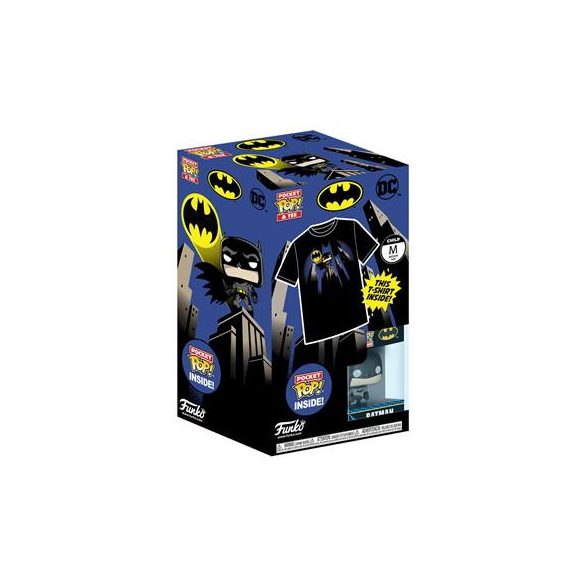 Funko Pocket Pop & Tee: DC - Batman-FK63527