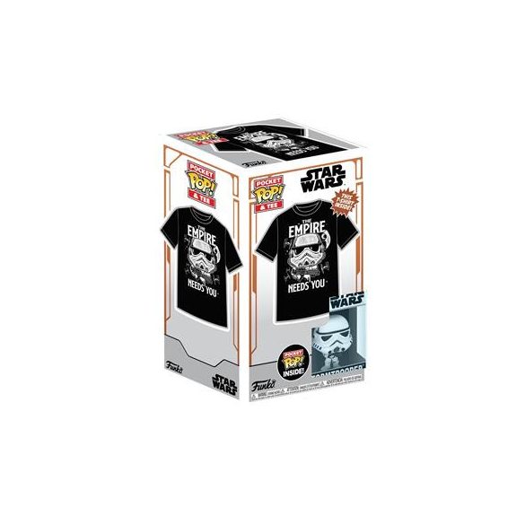 Funko Pocket Pop & Tee: SW - Stormtrooper-FK63522