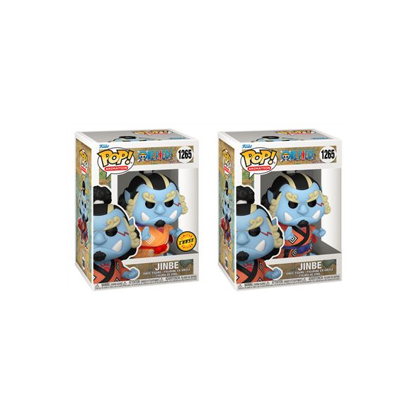 Funko POP! Animation: One Piece - Jinbe w/Chase Assortment (5+1 chase figure)-FK61367