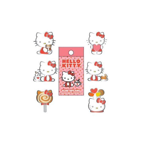 Funko - POP! - Loungefly HELLO KITTY, Blind Box Pins Set (case)-FKSANPN0078