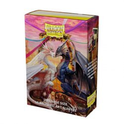 Dragon Shield Japanese size Brushed Art Sleeves - Valentine Dragon 2023 (60 Sleeves)-AT-12613