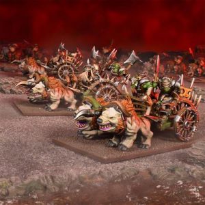 Kings of War - Orcs: Orc Chariots/fight wagons - EN-MGKWO305