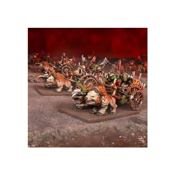 Kings of War - Orcs: Orc Chariots/fight wagons - EN-MGKWO305