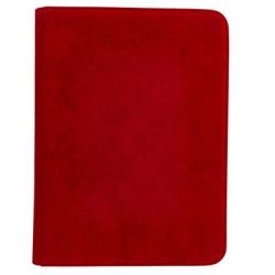 UP - Vivid Deluxe 9-Pocket Zippered PRO-Binder: Red-15934