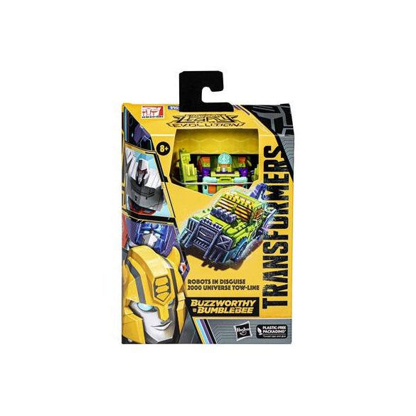 Transformers Buzzworthy Bumblebee Legacy: Evolution Robots in Disguise 2000 Universe Tow-Line-F70175L0