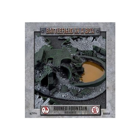 Battlefield in a Box: Gothic Battlefields - Ruined Fountain - Malachite (x1) - EN-BB654